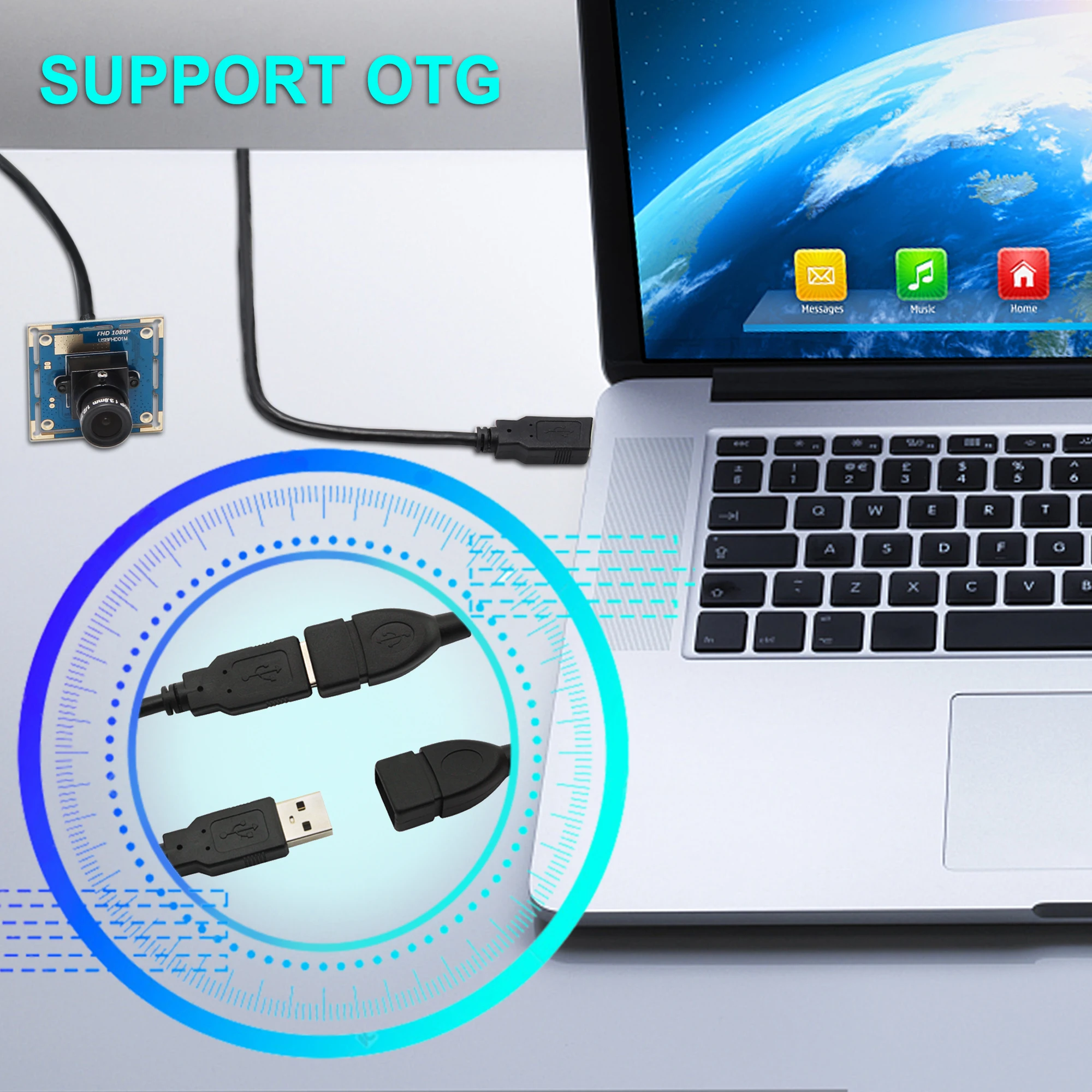 2 0 мегапиксельная full HD 1080P MJPEG CCTV USB плата камера CMOS OV2710 микро pcb UVC для Linux Android Windows
