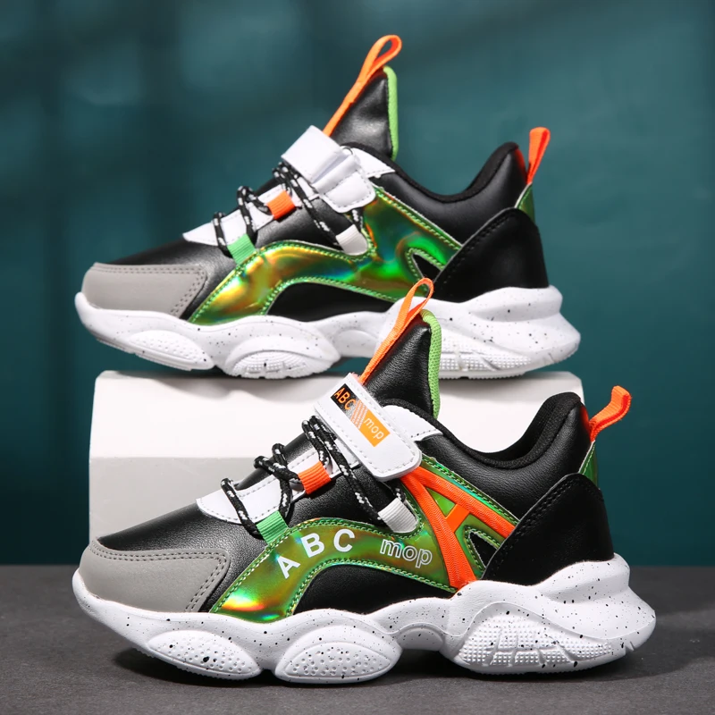 Новая детская Баскетбольная обувь Кроссовки для мальчиков Нескользящие