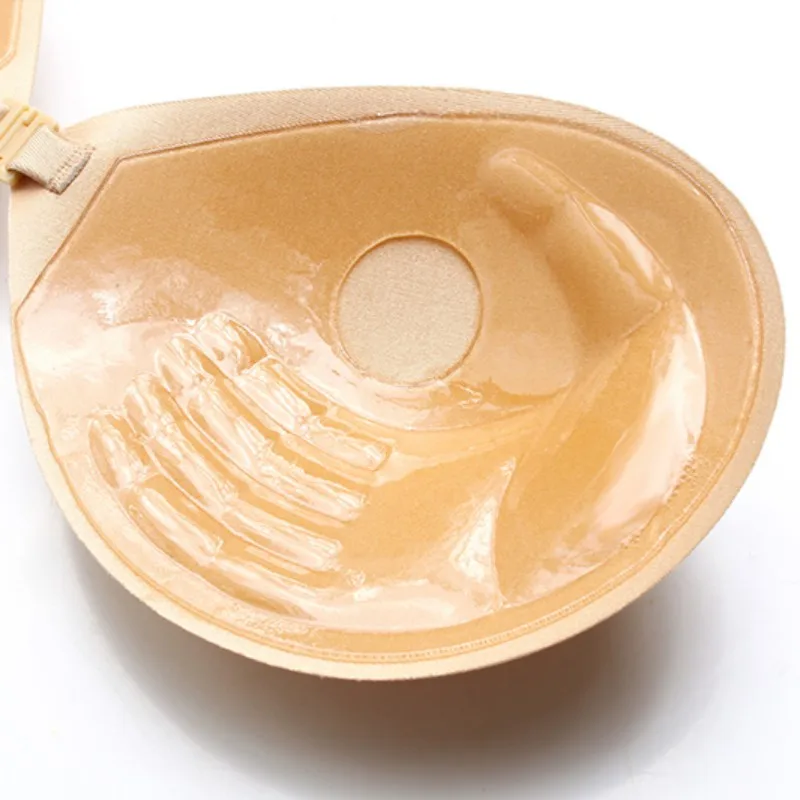 

Women Breast Push Up Pads Soft Comfortable Breathabl Intimates Accessories Non-Slip Silicone Pad Patch Bras