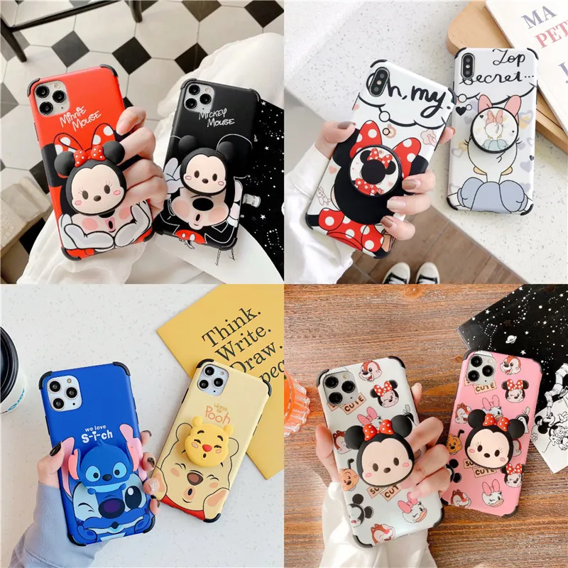 

Силиконовый чехол DISNEY 2021 с Минни для IPhone 11 Pro Xs Max iPhone SE 2020 6 6S 7 8 Plus, Официальный чехол из жидкого силикона с полным покрытием 360