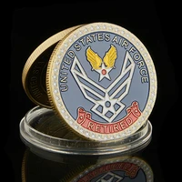 usa air force retired above all integrity service excellence bronze coloried challenge force coin
