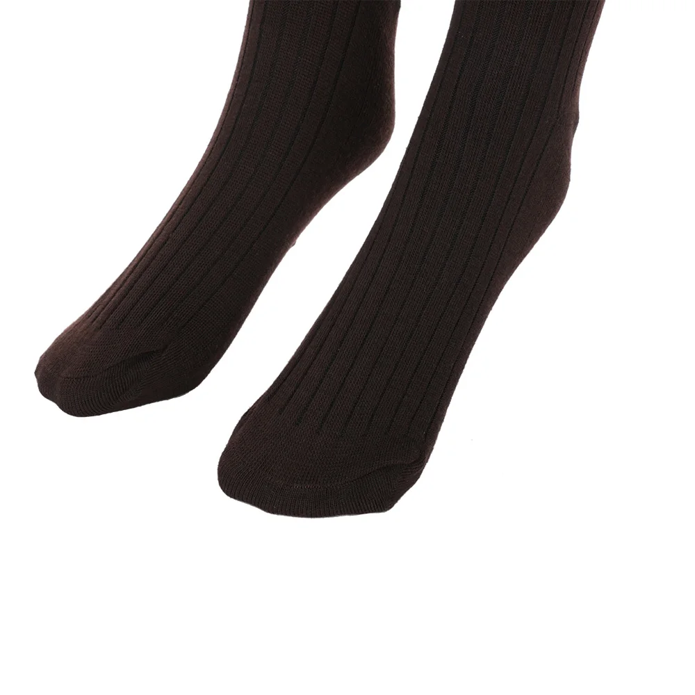 

1 Pair Women Warm Long Cotton Stockings Winter Knee High Thigh Knitted Stockings medias de mujer