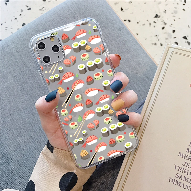 Мягкие чехлы из ТПУ для iPhone12pro 11Pro max 8 7 6s plus SE 5S XR XS MAX 12mini Kawaii Nutellas | Мобильные