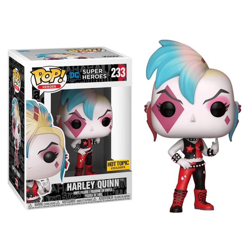FUNKO POP отряд самоубийц Харли Квинн Джокер Дэдшот Виниловая фигурка Коллекционная модель игрушки для детей подарок на Хэллоуин