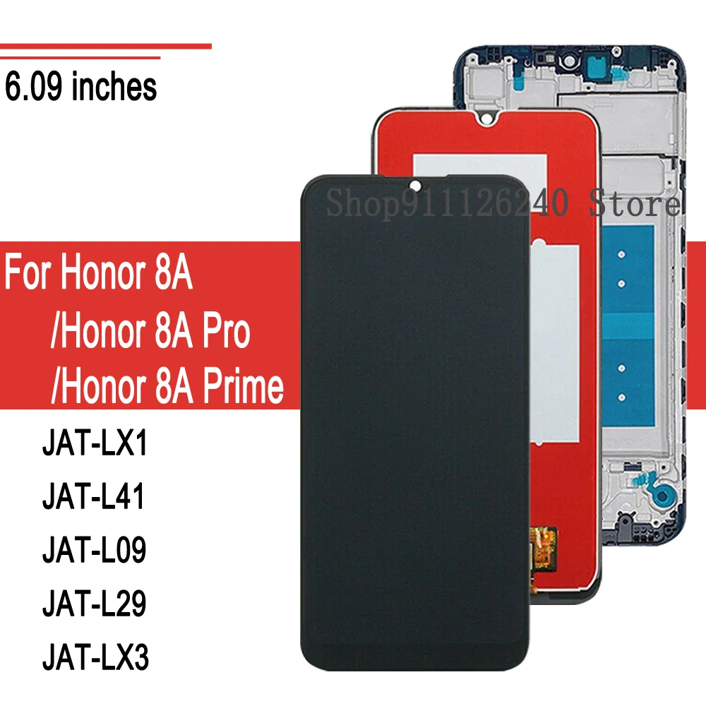 ЖК-дисплей с сенсорным экраном для Huawei Honor 8A/ 8A Pro/ Prime сменный сенсорный экран JAT-L41