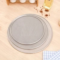 192125cm stainless steel air fryer accessories anti oil splatter screen cover durable cooking utensils kitchen accessories