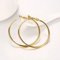 fashion new arrivals gold hoop earrings for women jewelry female rose gold earrings girls gift jewelry accessories