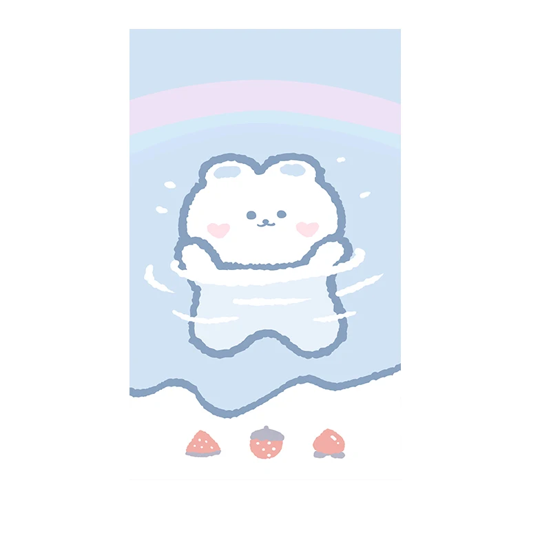 Простой коврик с милым медведем для гостиной спальни прикроватной комнаты