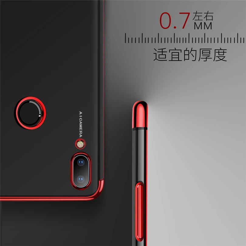 Shockproof Phone Case For Huawei Honor 8 9 10 Lite Transparent Slim Soft TPU Cover 7X 9X 8X Max Note Play 3 | Мобильные телефоны и