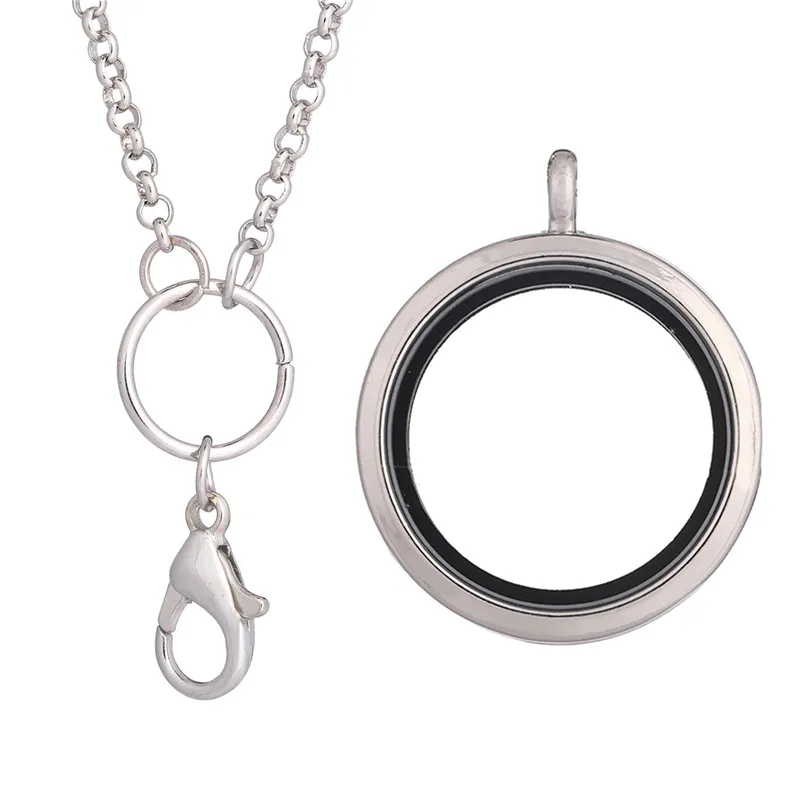 30 мм круглый стеклянный фотоплавающий медальон кулон колье духи сувениры