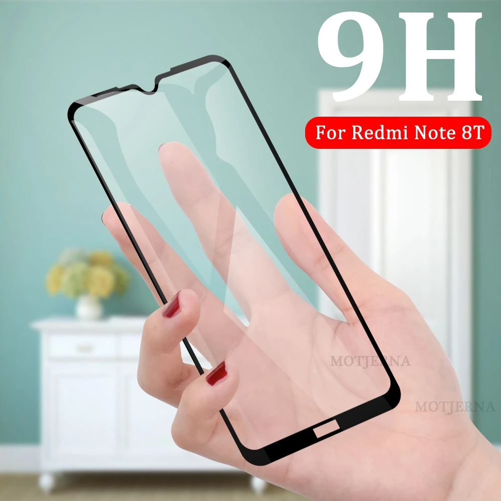 Защитное закаленное стекло 9H с шелковым принтом для Xiaomi Redmi Note 8T 8 pro Mi9 Lite SE 6 6A |