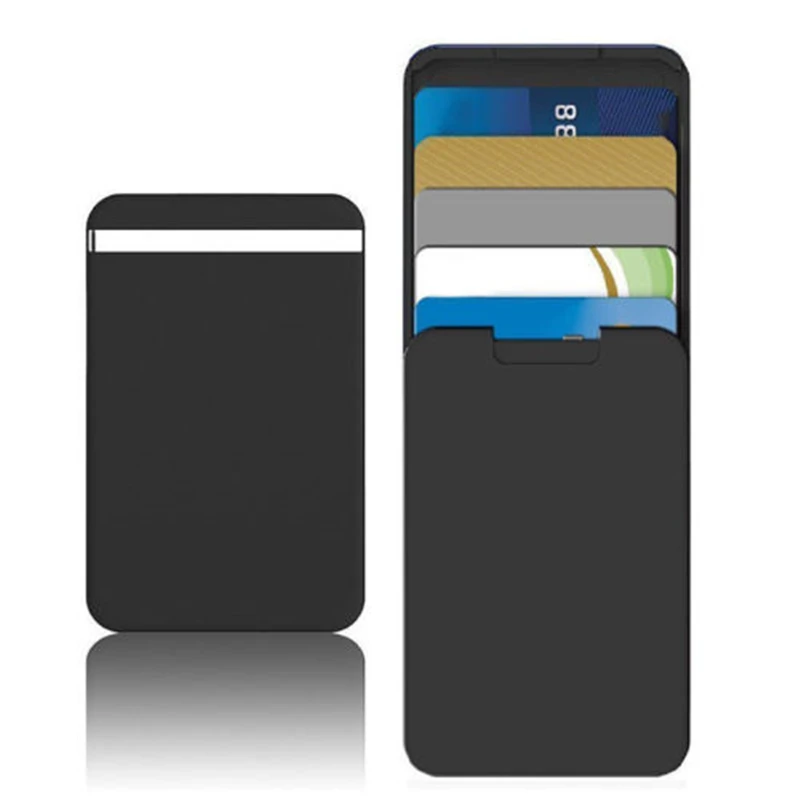 

High Quanlity Slide PC ID Cash Card Holder Men Business RFID Blocking Wallet Credit Card Protector Case Anti-side Pocket Purse