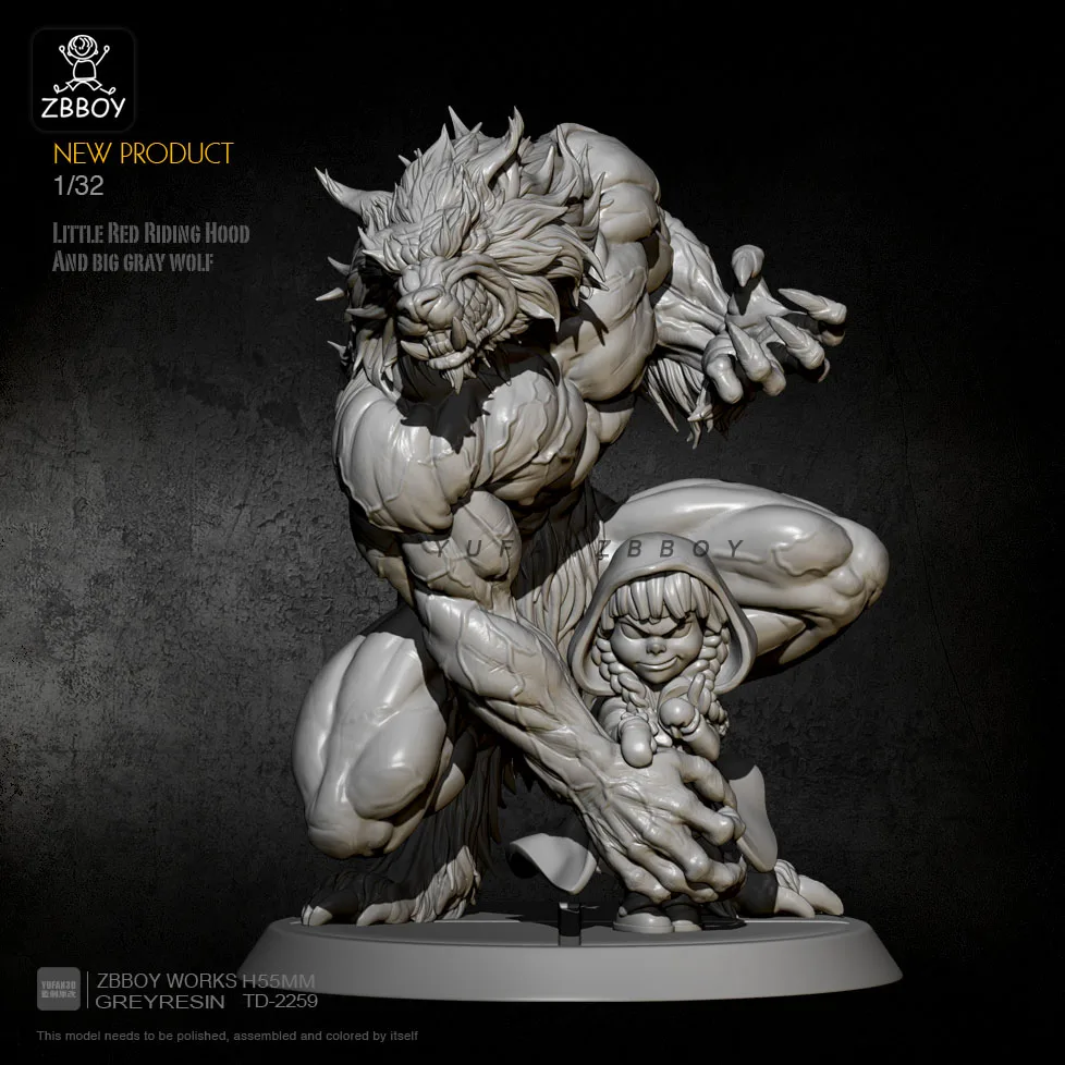 1/24 Reisn рисунок Наборы Красная Шапочка и гиганта волк модель хранителя TD 2259|Наборы