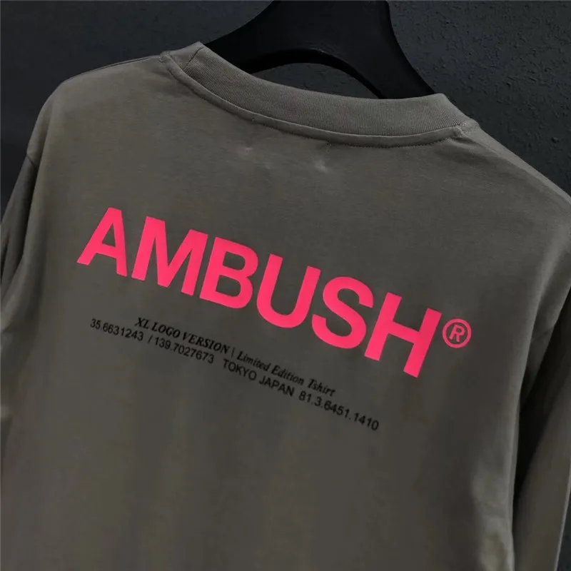 Мужская футболка с длинным рукавом 1:1 лучшее качество женская и мужская летняя