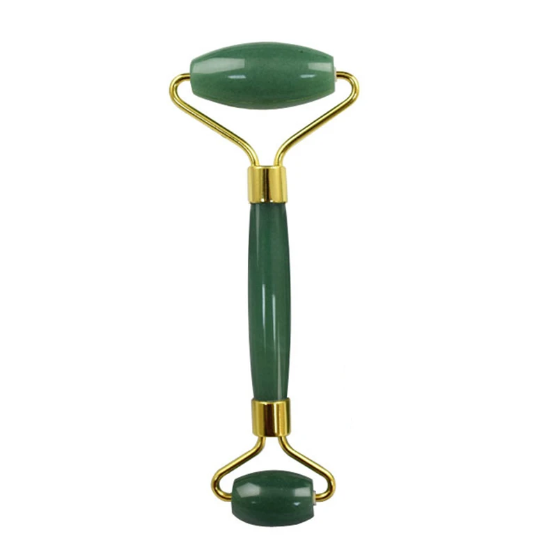 

Massage Roller for Face Natural Jade Stone Face Eye Neck Body Relaxation Slimming Beauty Massager rodillo masajeador facial