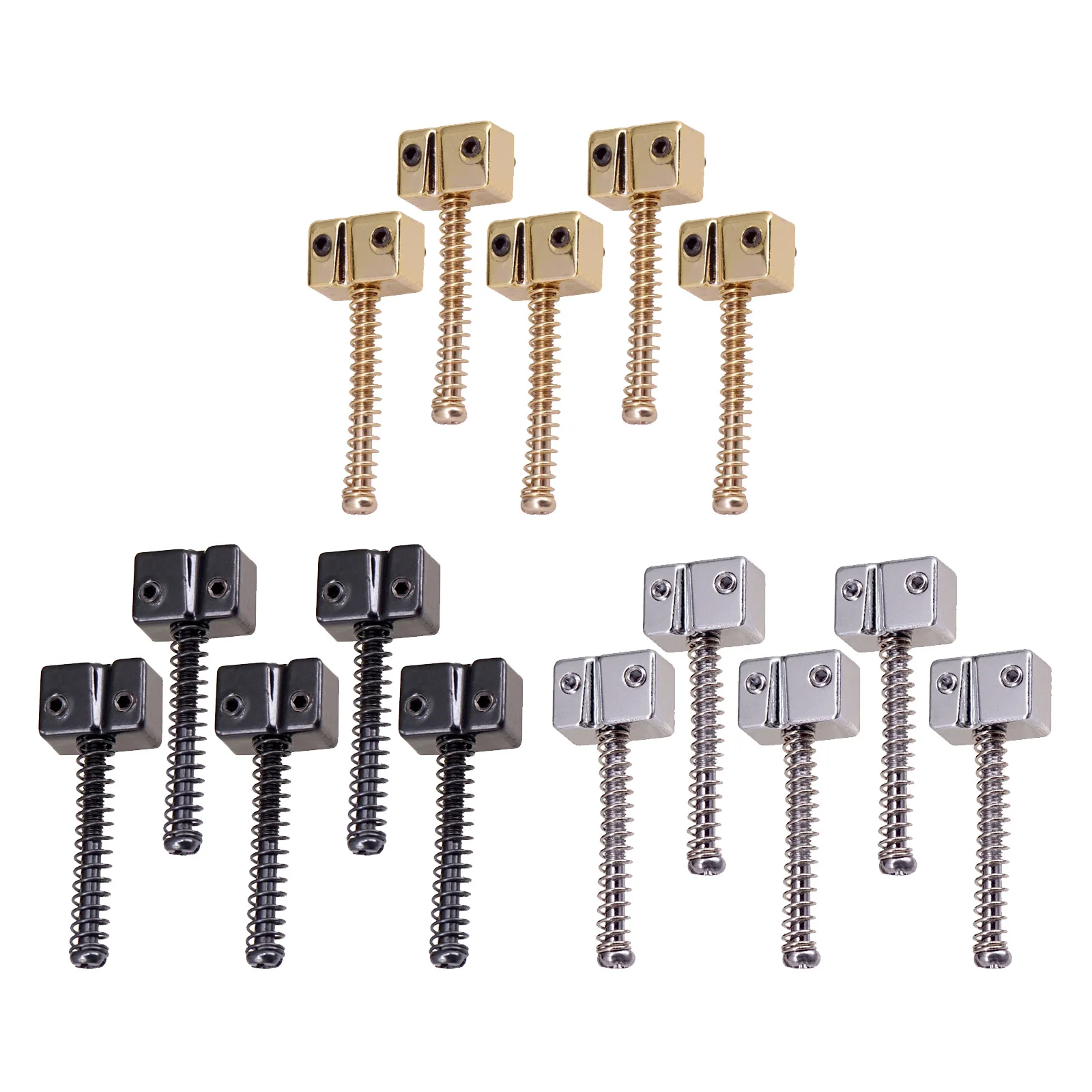 

5x Lower Chain Attachment Replacement Bridge Saddles Set Zinc Alloy