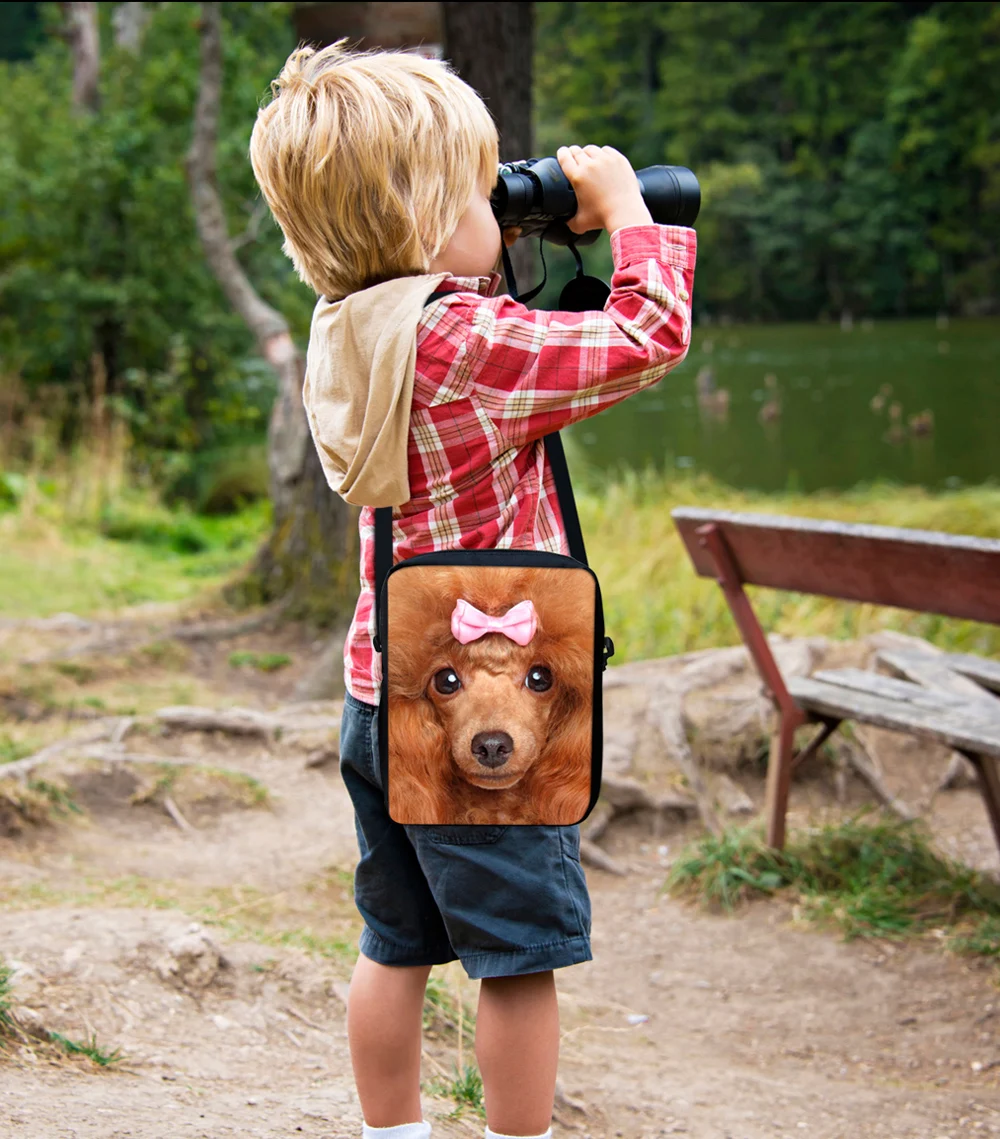 Thikin Descendants Shoulder Messenger Bag Crossbody School Supplies for Girls School Supplies Shopping Bags Mochila Infantil