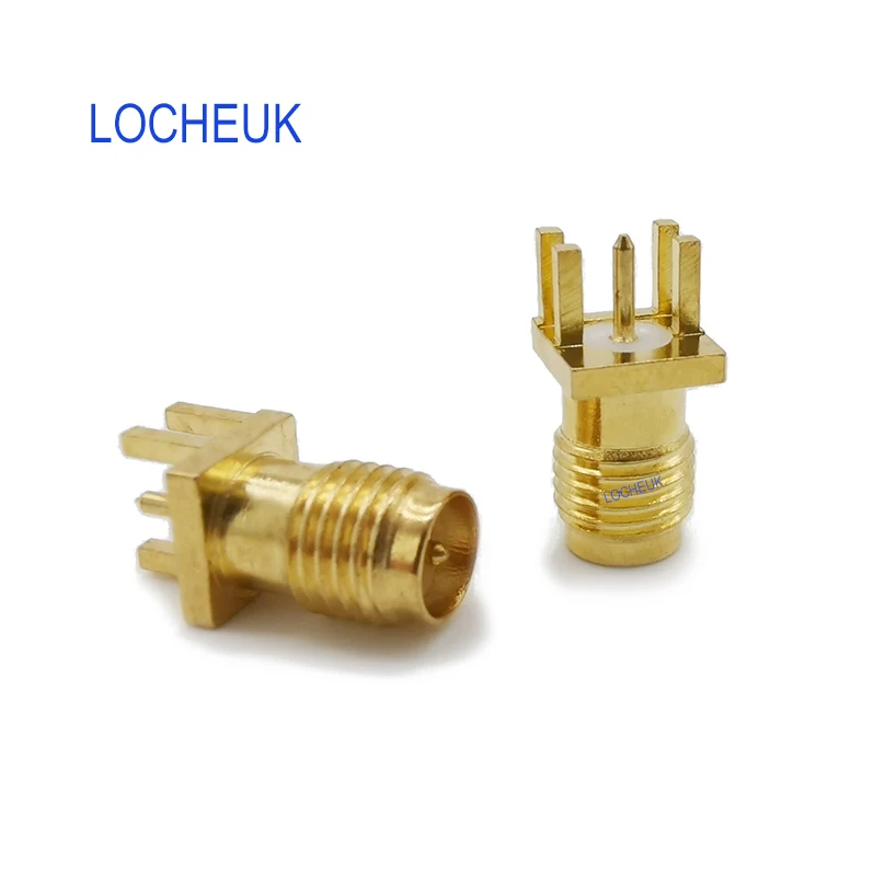 10 шт. гнездо RP SMA (штырьковый) припой зажимы для печатной платы Edge Mount 4 шпильки 1 6 мм