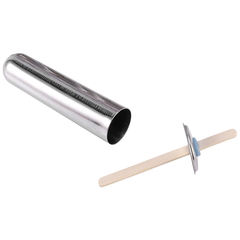 

Stainless Steel Popsicle Molds Ice Cream Sticks Brush for Home DIY Fruit Innovative Ice Tube Molds