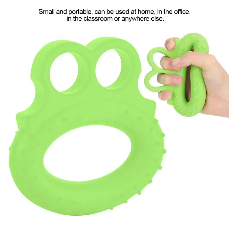 Силиконовая ручка кольцо массаж терапия рука палец силовые упражнения стресс