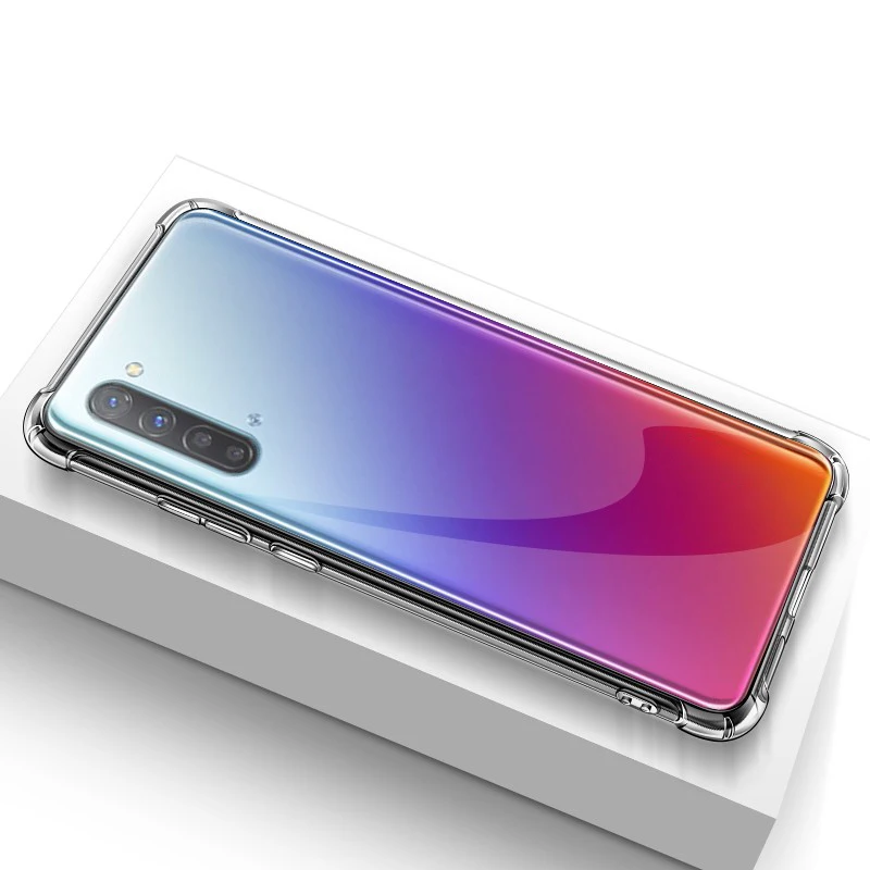 Прозрачный мягкий силиконовый чехол из ТПУ для OPPO Find X2 Pro Realme C12 F11 X | Мобильные
