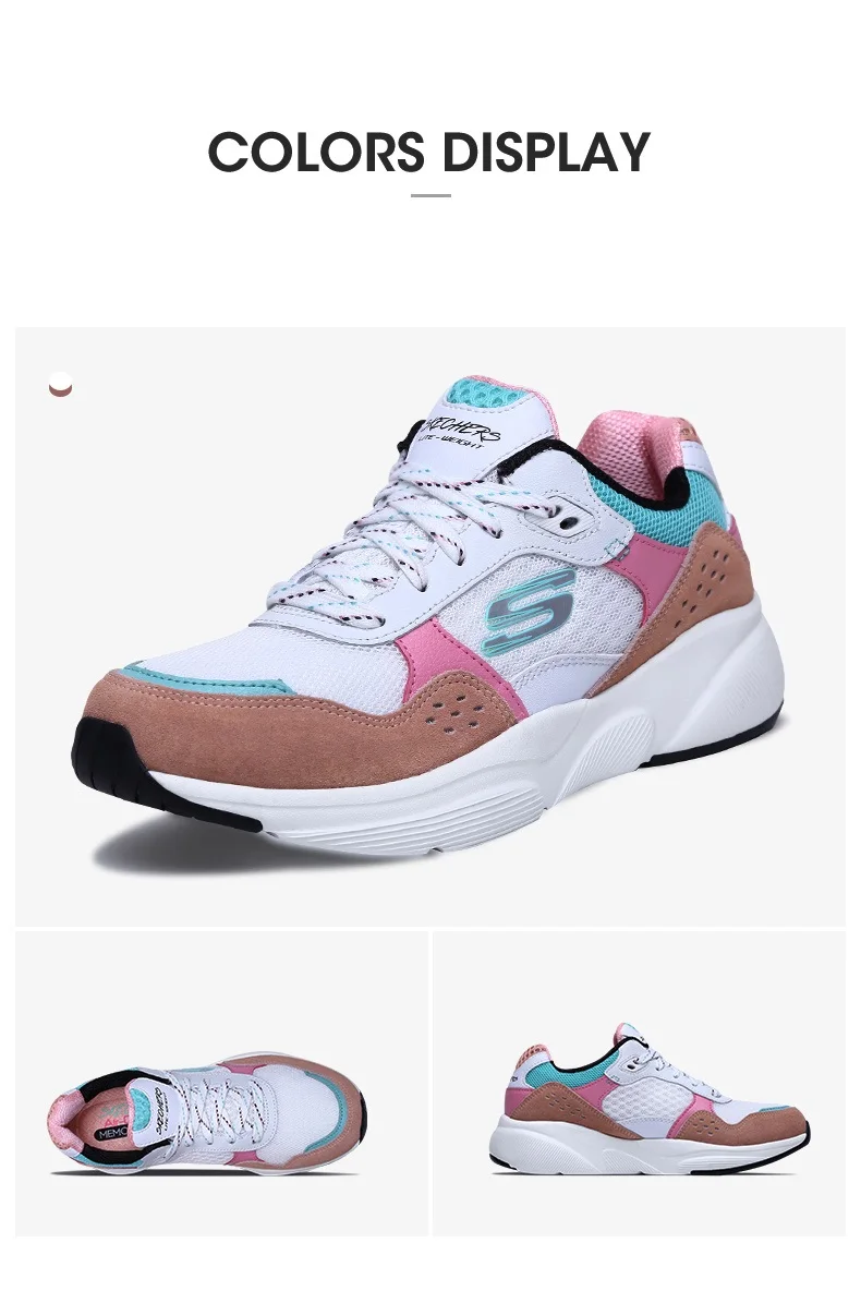 Обувь Skechers Женская спортивная обувь GORUN Женская дышащая удобная сетчатая Уличная обувь zapatillas deporte mujer 13019-WPKB
