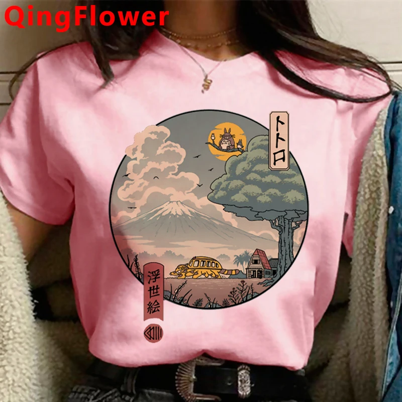 

Женская футболка с принтом в стиле ольччан, в японском стиле Харадзюку