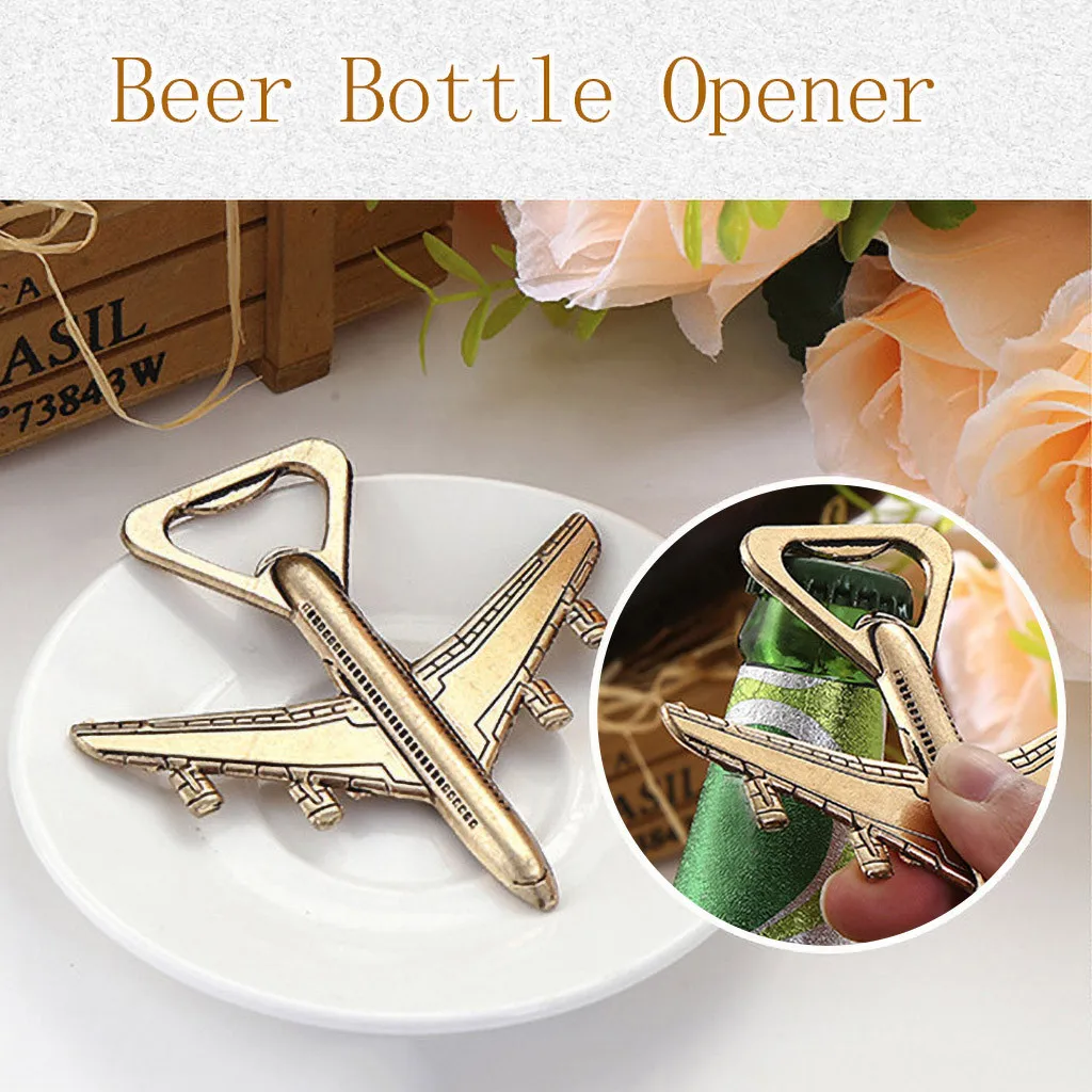 Открывалки для бутылок перо/самолет/ананас/дерево форма открывалка маленькие
