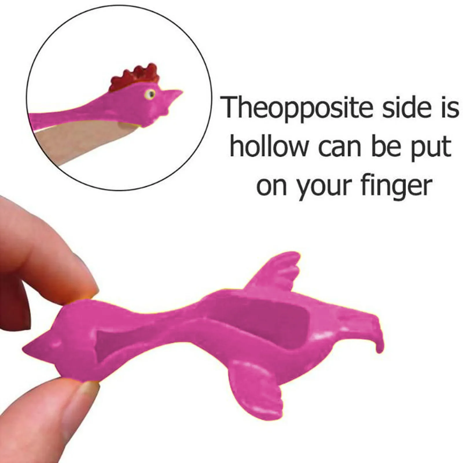 Рогатка для курицы 10 шт. резиновый флэш цыплят летающая курица эластичный