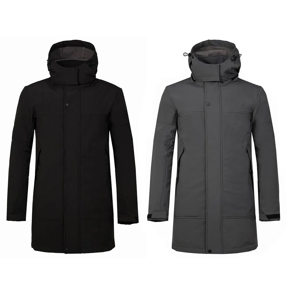 

Long Softshell Men Jacket Waterproof Windproof Fleece Thermal Windbreaker Skiing Snowboarding Jackets Mountain Hiking Clothes