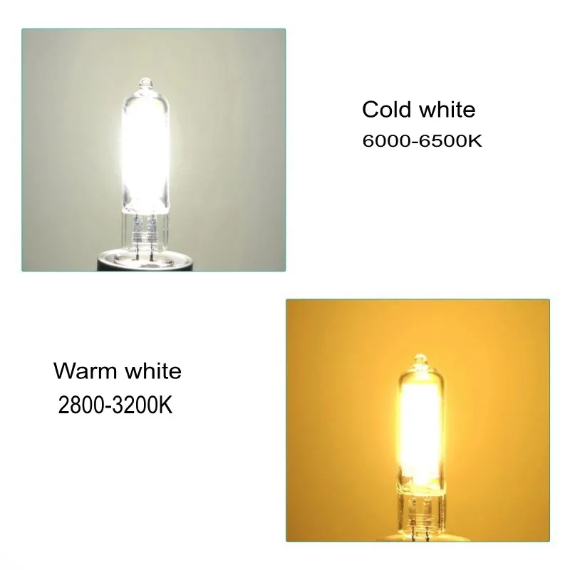 Супер яркий G9 светодиодный светильник лампы 7W 9W 12W15W 220V Стекло холодный