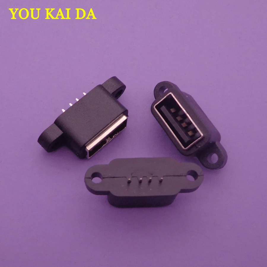 2-10 шт. водонепроницаемый USB 2 0 зарядка данных хвост плагин встроенный интерфейс