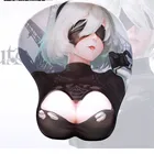 Мягкий коврик для мыши в стиле аниме с привлекательной грудью, 3D коврик для мыши для ПК, геймера, игровой коврик для мыши в стиле аниме с поддержкой запястья, эргономичный коврик для мыши, большой Настольный коврик