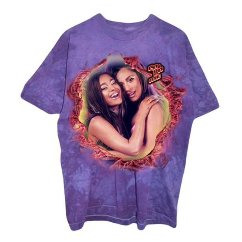 

LADY GAGA Fashion unisex print short sleeve T-shirt