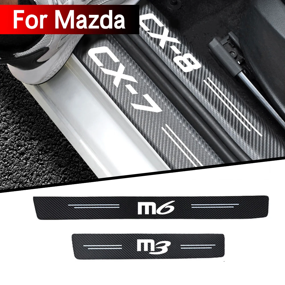 4 шт. автомобильные наклейки для mazda 3 bk 6 gg gh gj cx3 cx5 cx30 cx7 cx8 cx9 mx5 rx8 - купить по