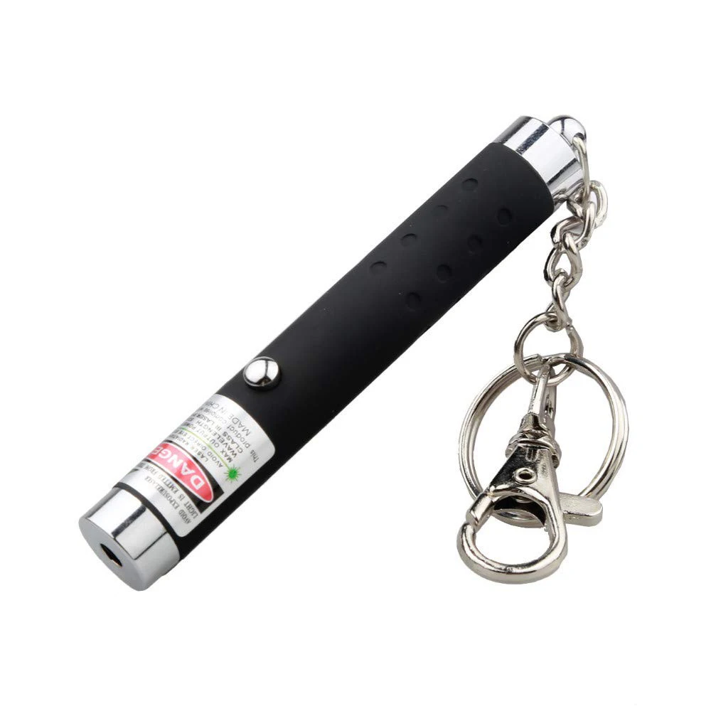 USB брелок зеленая лазерная указка ручка Встроенная перезаряжаемая батарея