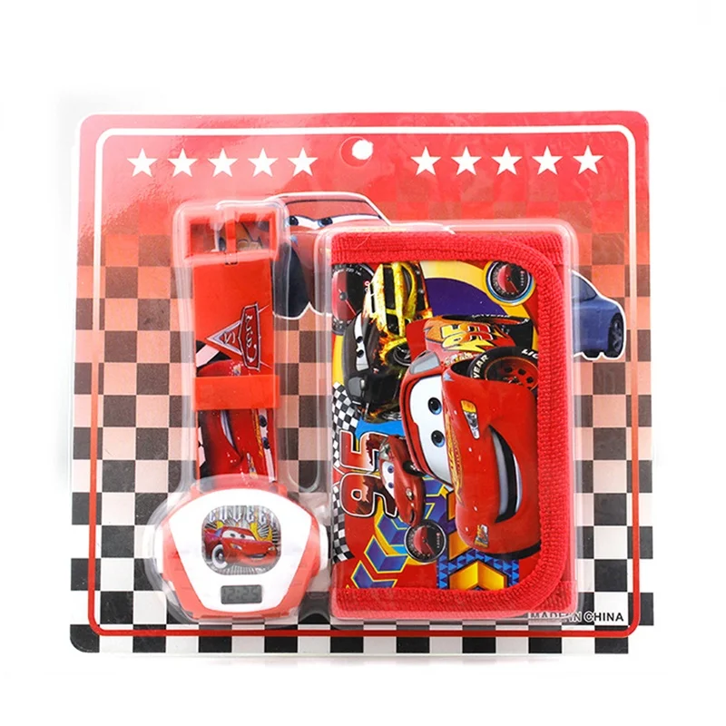 Детский комплект с бумажником и проекционными часами из мультфильма Человек