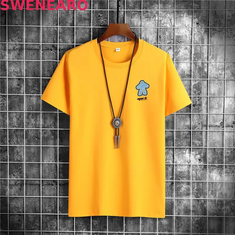 

Summer new style small machine printing 100% cotton T-shirt Summer breathable size S-5XL men's T-shirt O-neck breathable