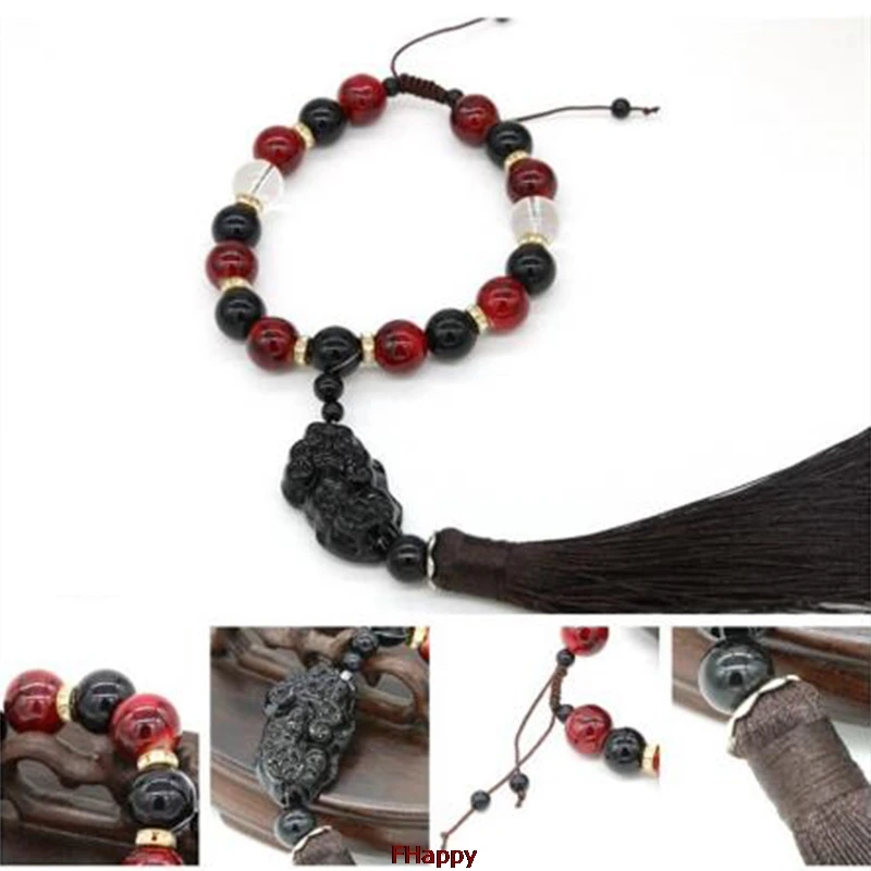 Украшения для автомобиля Будда бусины с храбрыми войсками интерьер зеркало