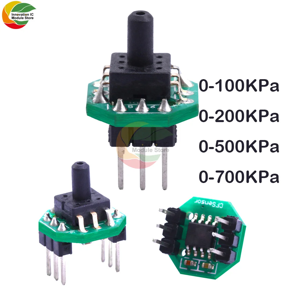 

XGZP6847A 0.5-4.5V Air Pressure Oxygen Generator Sensor Transmitter Module 0-100KPa 0-200KPa/0-500KPa0-700kPa Sensor Transmitter