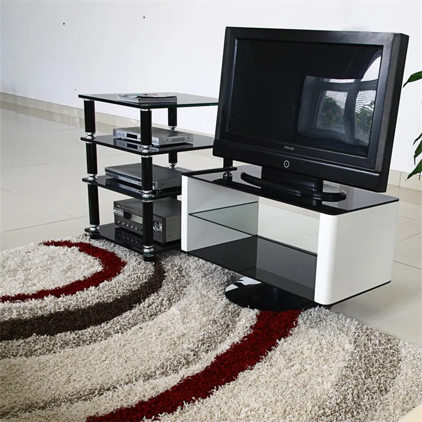 S-008 аудио шкаф закаленное стекло для шкафа колонки усилитель мощности