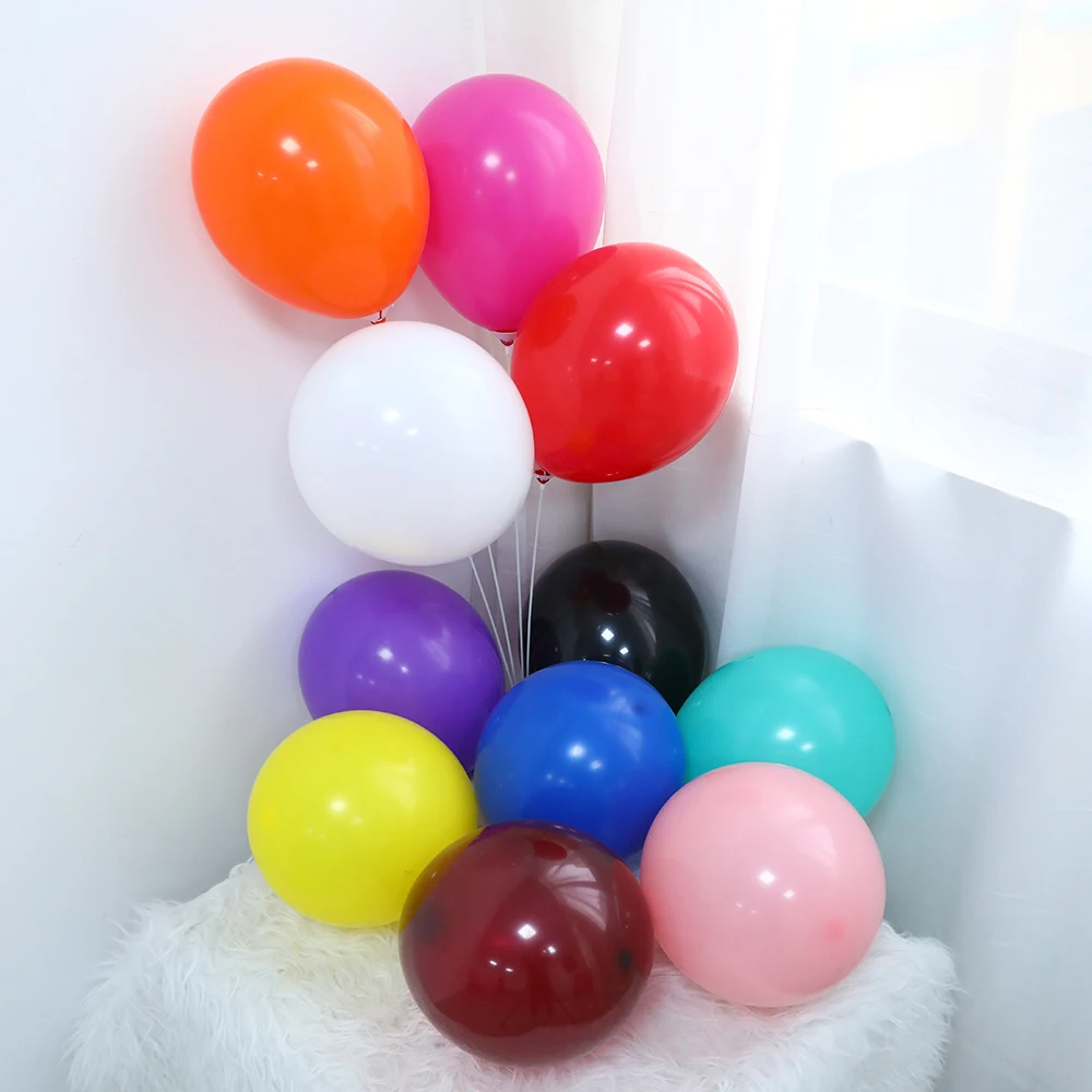 Матовые латексные шарики 30 шт. 10/12 дюймов розовые синие красные зеленые для бейби