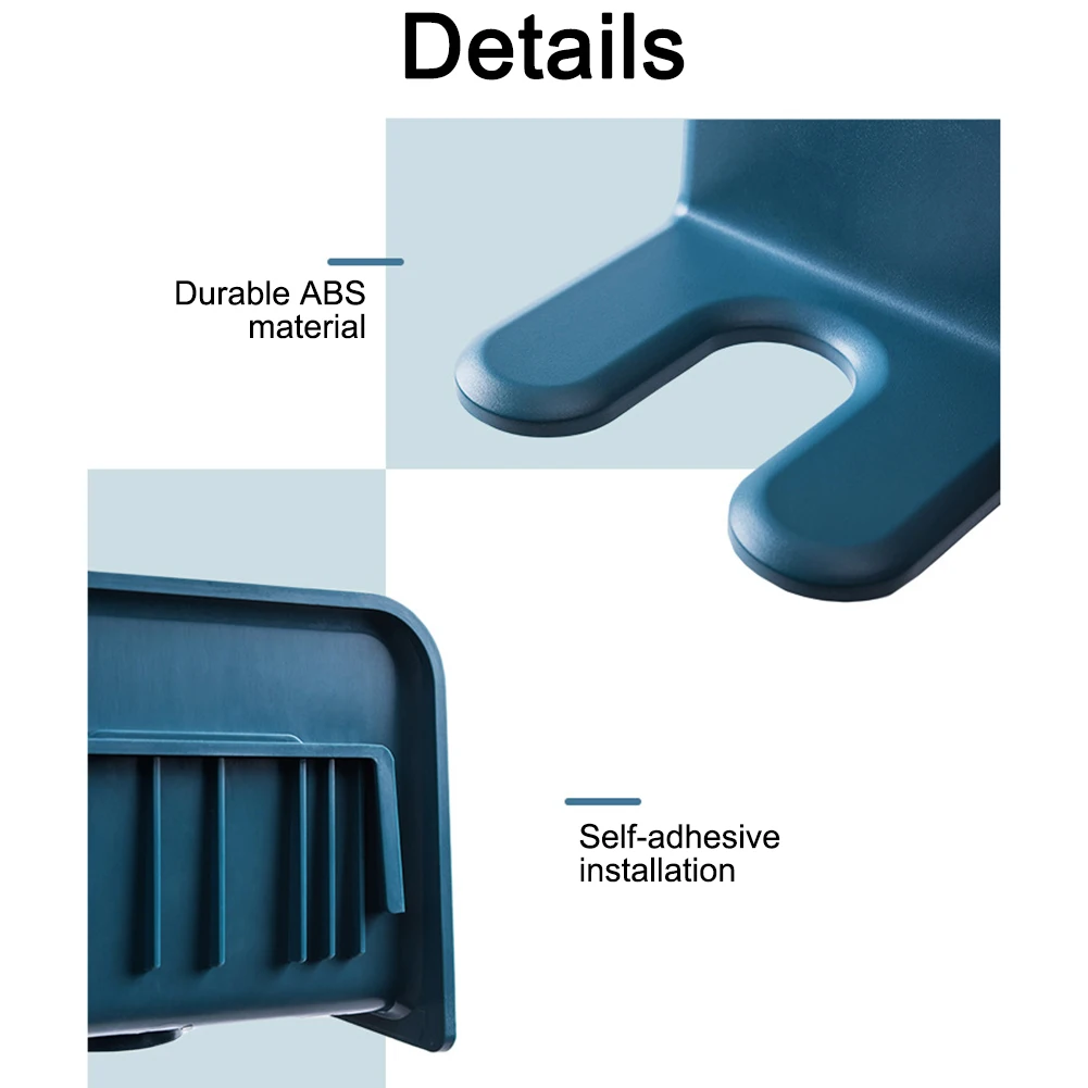 

Hair Dryer Holder Self-adhesive Wall Mount Bathroom Hair Blow Dryer Rack Nail-free