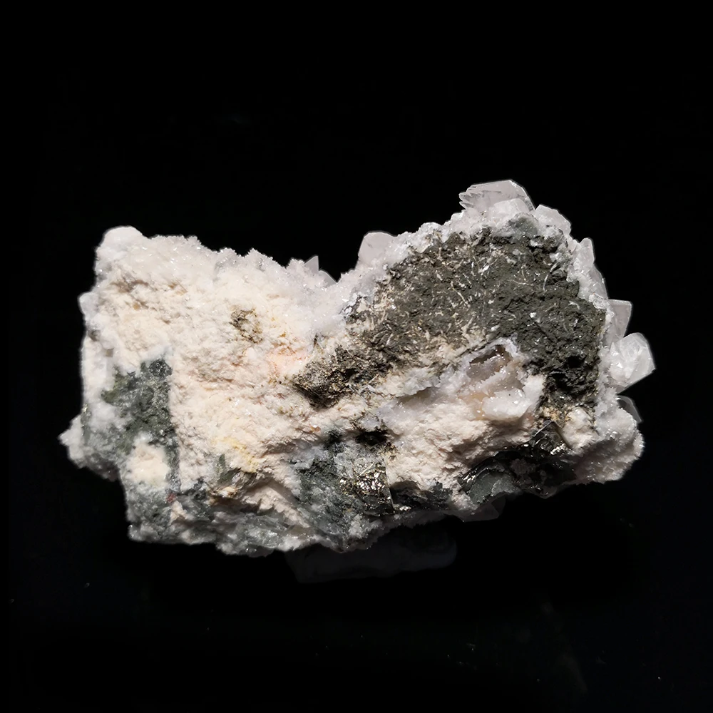 

495g Natural Stone Calcite Pyrite Mineral Crystal Specimen from Hubei Province China A3-4