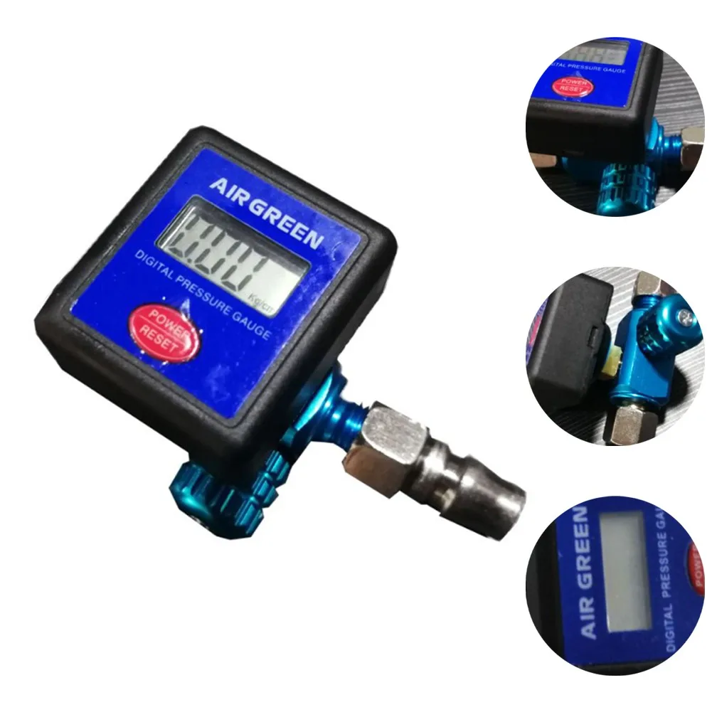 

Replacement Digital Air Regulator Digital Pressure Gauge 1/4\" Air Flow