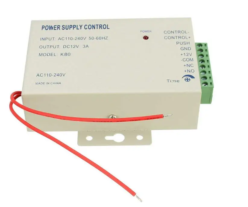 

with power supply 125KHZ ID Outdoor Fingerprint password keypad access control reader for security door lock system gate opener