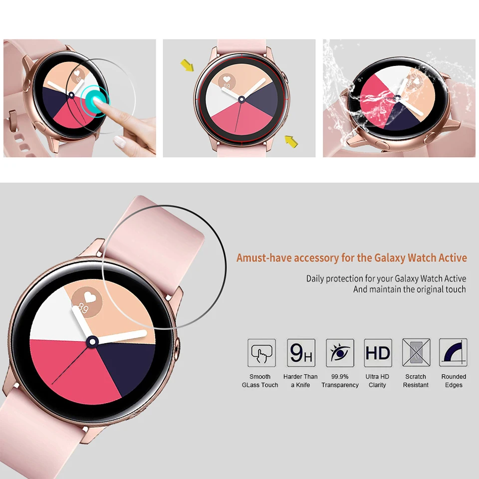 Мягкая Гидрогелевая пленка для Samsung Galaxy Watch Active 1 2 44 мм 40 протектор экрана