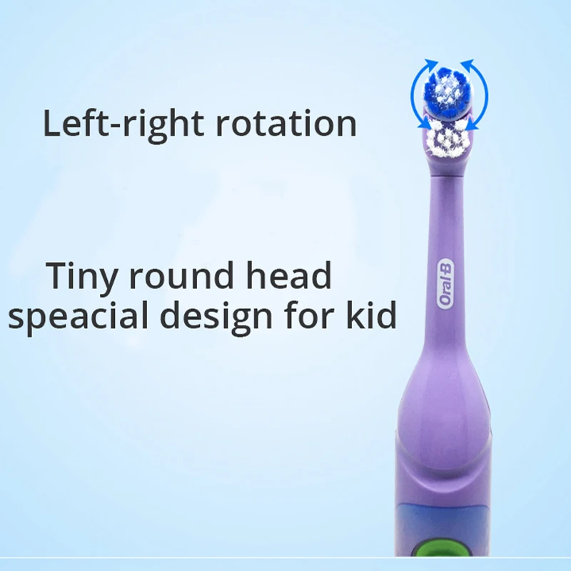 Детская Водонепроницаемая электрическая зубная щетка Oral B 3010 с питанием от
