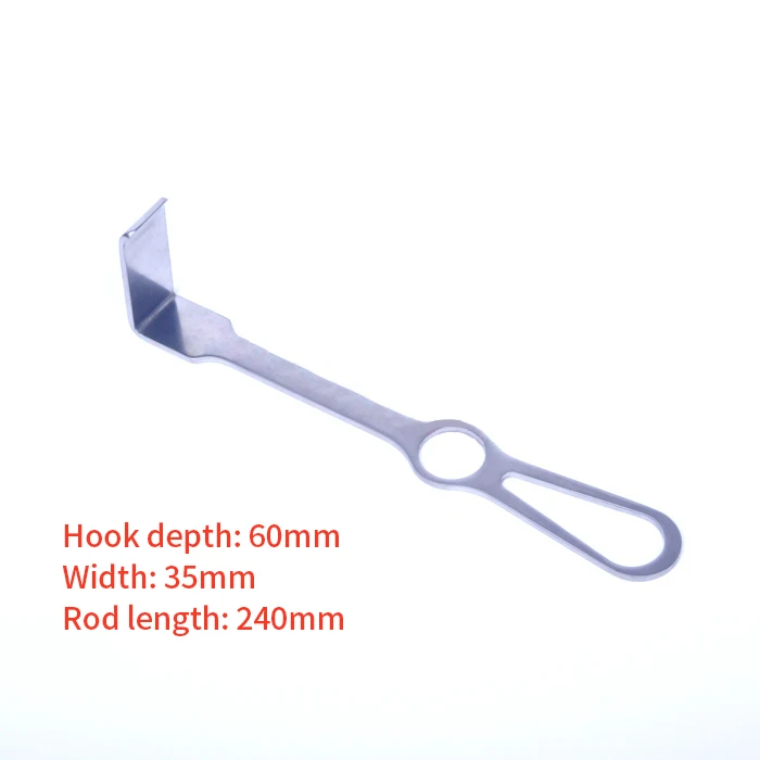 Плоский втягиватель из нержавеющей стали ветеринарные инструменты для