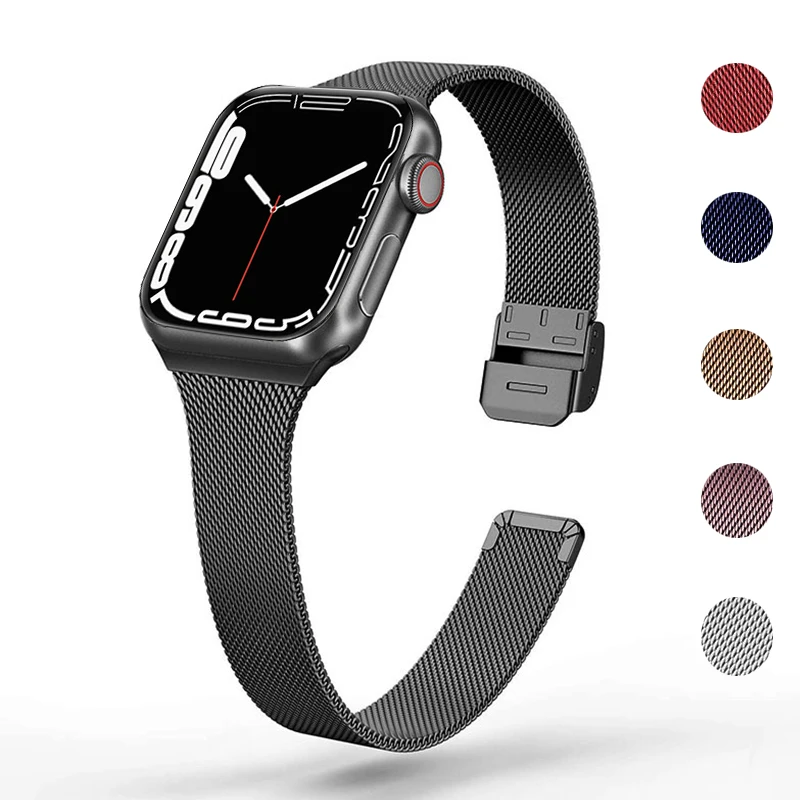 

Ремешок для Apple watch Band 44 мм 40 мм 38 мм 42 мм, аксессуары для браслета умных часов iWatch Series 3 4 5 6 se 7 45 мм 41 мм